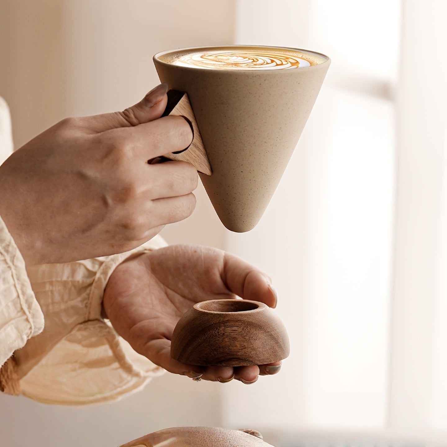 ☕Limited time offer for only $15.77☕Funnel-shaped coffee cup