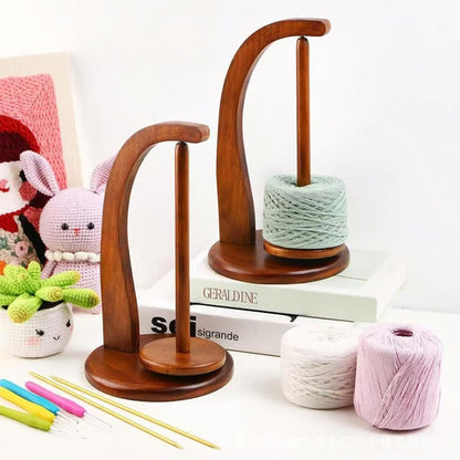 💥 Hot Sale 🌟 Wooden Yarn Spool Rack