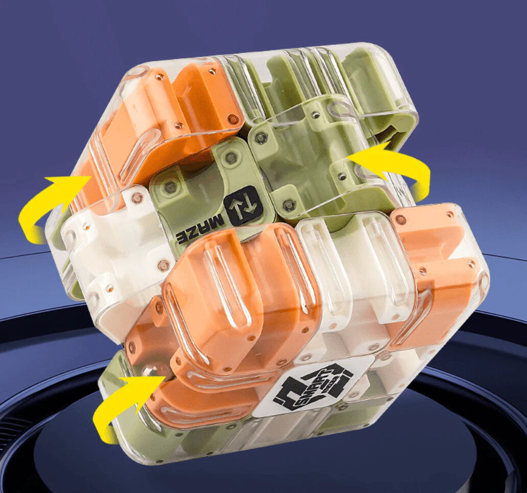 🎁🎄Early Christmas Sale 50% OFF🧩Large Labyrinth 3D Puzzle Maze Cube - Engaging Brain Teaser Toy