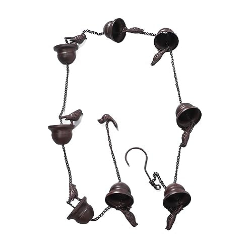 🦜Limited time offer for only $15🦜Vintage metal bird-shaped wind chime with rain chain