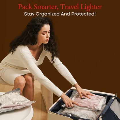 🏆⚡ Over 50,000 units sold! Wireless travel vacuum storage compression bag