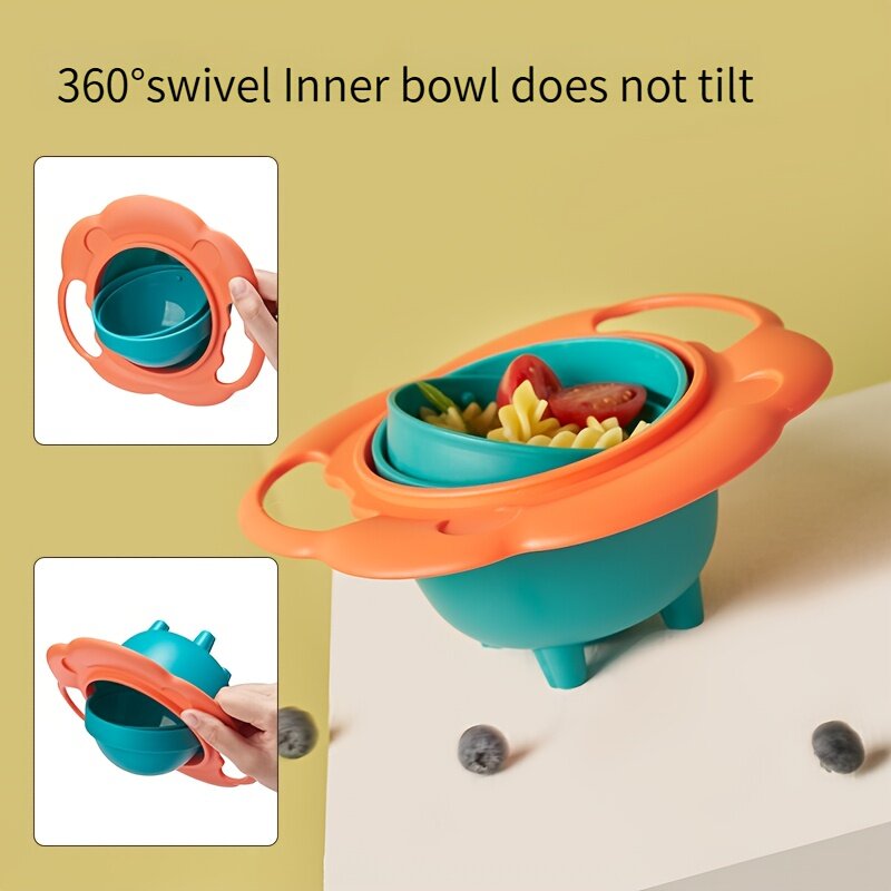 Baby Food Accessories Spinning Bowl