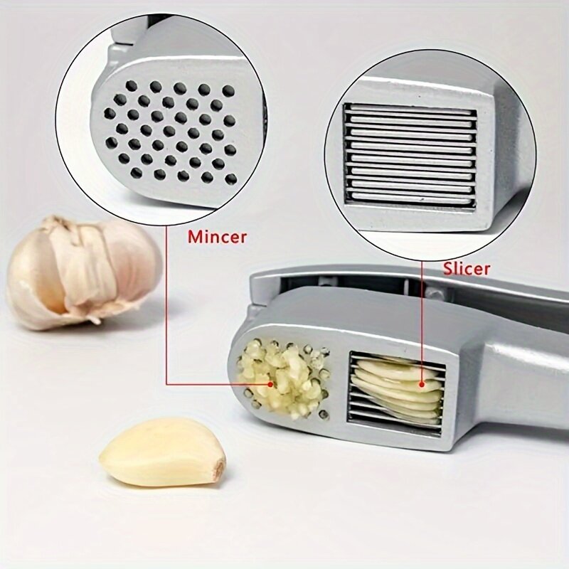 Garlic slice and garlic paste two-in-one garlic press multifunctional