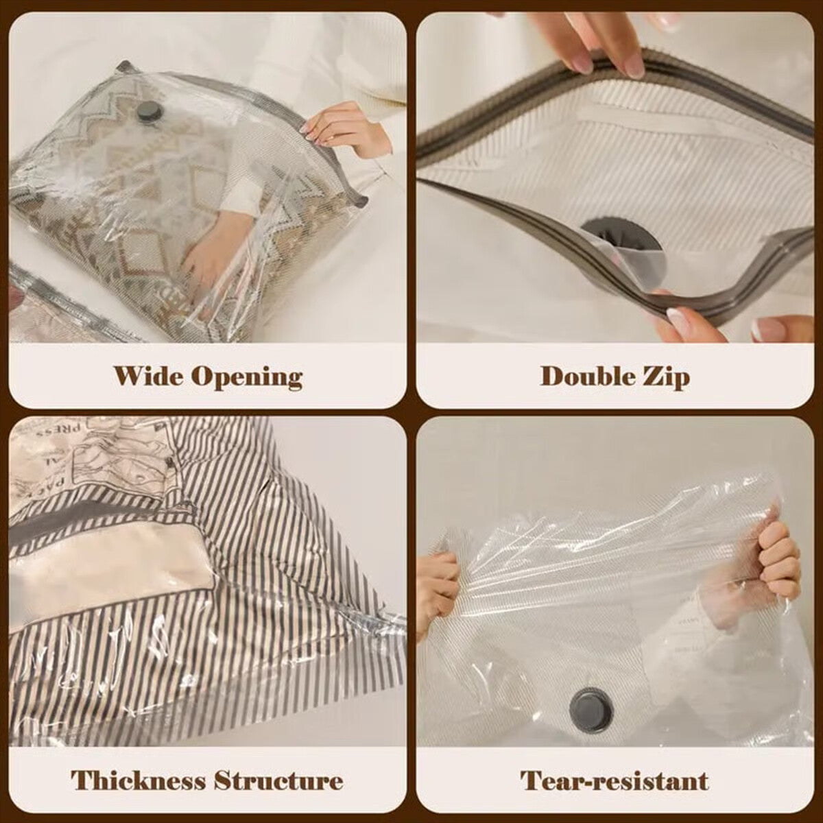 🏆⚡ Over 50,000 units sold! Wireless travel vacuum storage compression bag