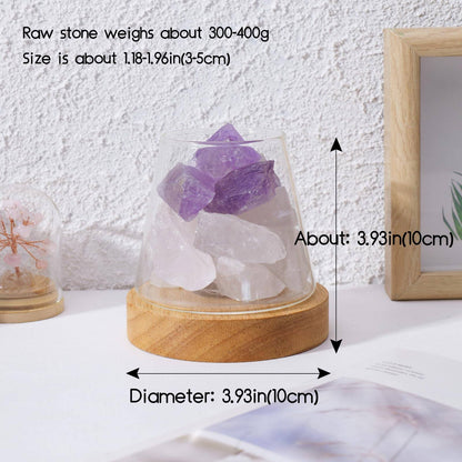 🎁Christmas Gift🎁Crystal Stone Storage Jar Aromatherapy Night Light