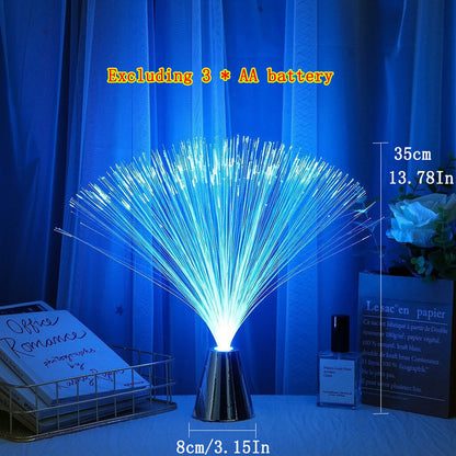 🎃Holiday Special: 2nd half price🎆LED Fiber Optic Lights, Color Changing Battery Powered Room Decor