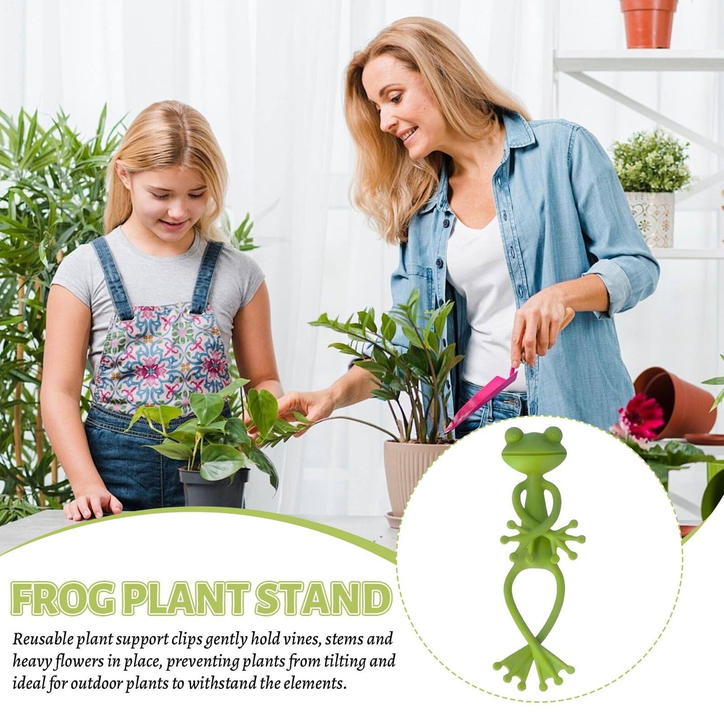 🎁Christmas Sale🎁Frog Plant Stand, Cute Frog Flower Pot Climbing Fixing ClipFrog Plant Stand, Cute Frog Flower Pot Climbing Fixing Clip